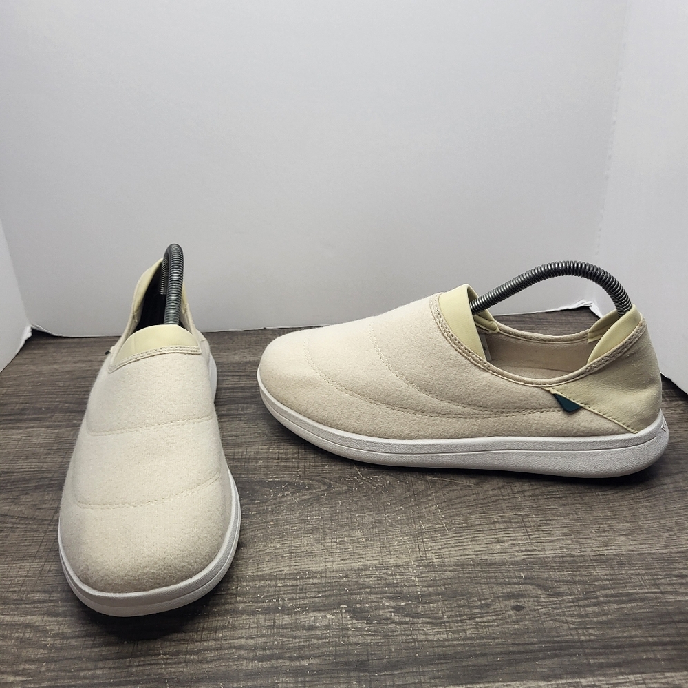 Vessi Sunday Slipper Mens Size 8 Slip On Shoes Sneakers Cream White